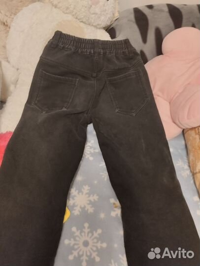 Джинсы утепленные на девочку