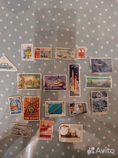 Почтовые марки СССР, спичечные этикетки
