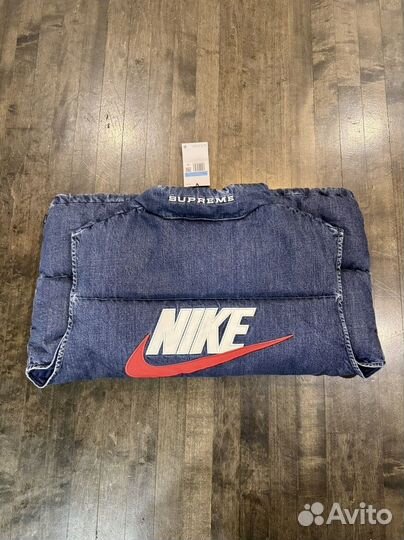Жилетка Nike x Supreme синяя new