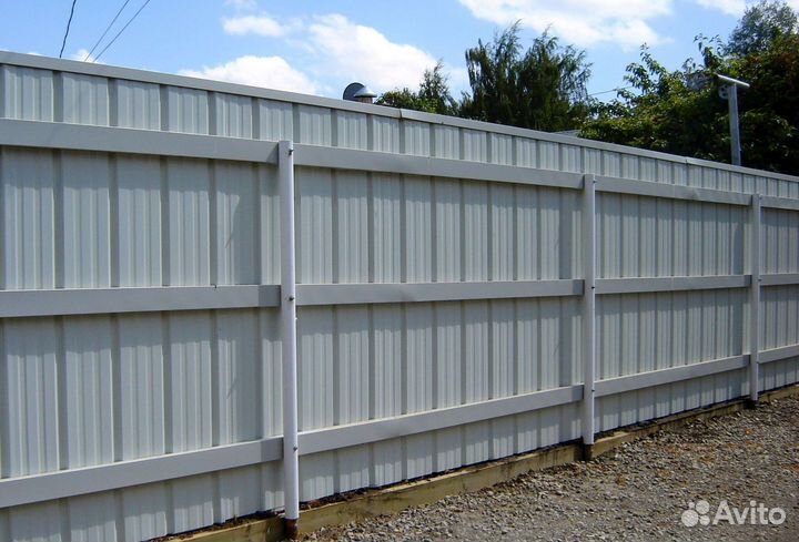 Забор из профнастила 