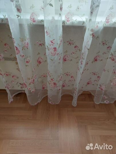 Тюль 2 штуки