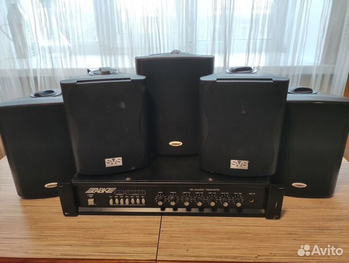 Усилитель с колонками ABK
