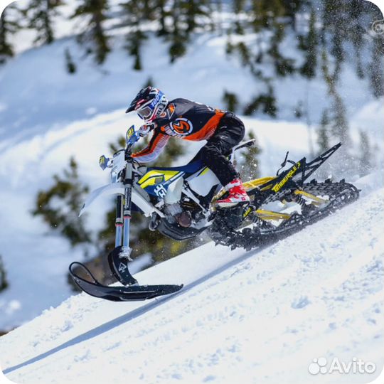 Экстремальная прогулка на сноубайке