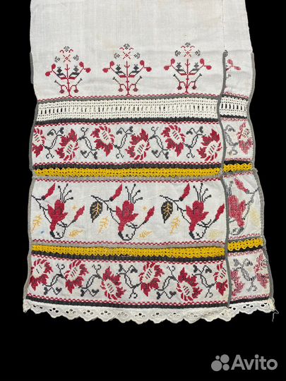 Старинное полотенце Домотканый рушник