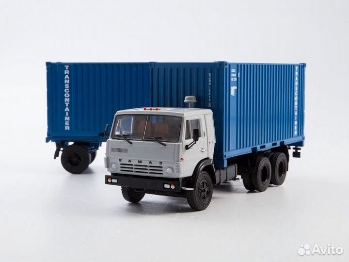 Камаз-53212 контейнеровоз с прицепом гкб-8350