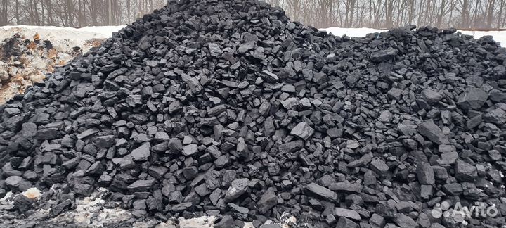 Уголь каменный Кузбасс, крупный и мелкий