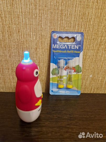 Детская электрическая зубная щетка 0+