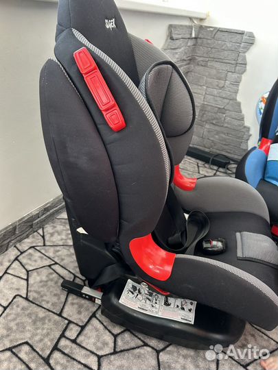 Автомобильное детское кресло isofix от 9 до 18