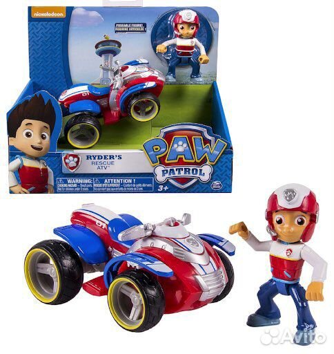 Щенячий патруль на машинках