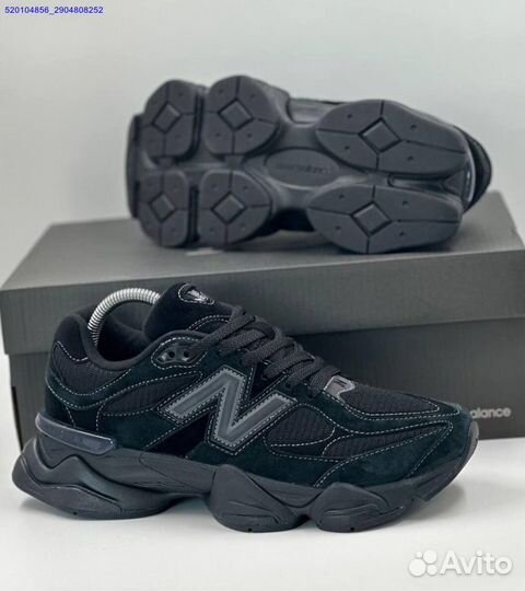 Мужские Кроссовки New Balance 9060 Black (Арт.7944