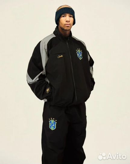 Винтажный спортивный костюм Corteiz Brazil