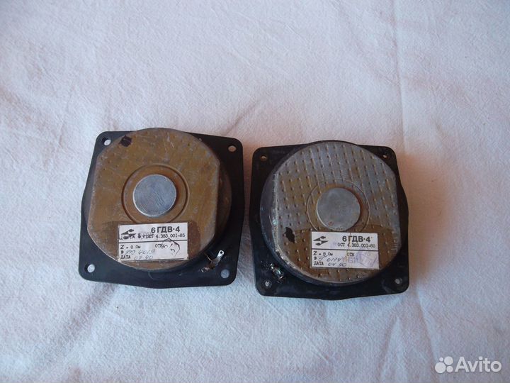 В.Ч. Динамики 6 гдв -4 8 ом