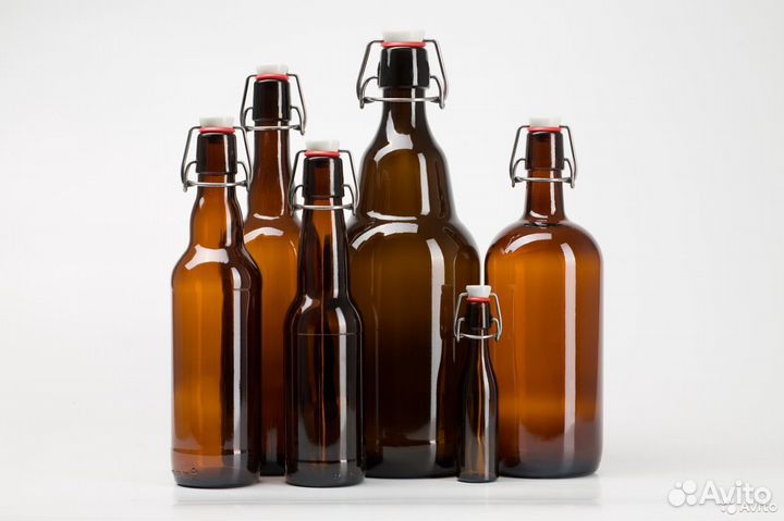 Бутылка с бугельной пробкой