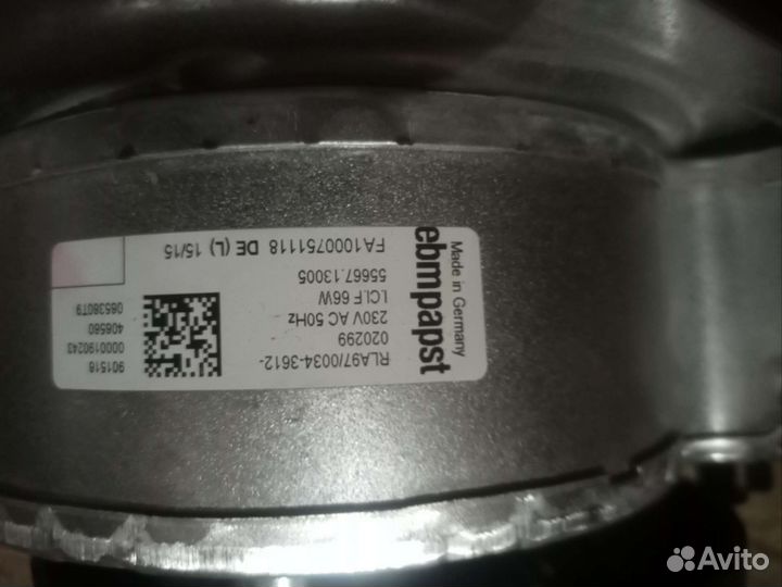 Vaillant 362 3и5версии. Вентилятор