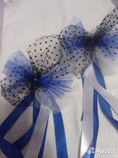 Свадебные украшения на машину