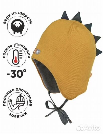 Комплект шапка и манишка nels