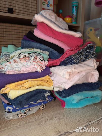 Вещи пакетом на девочку 86, 92, 98