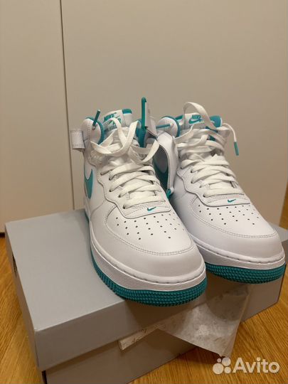 Кросовки Nike Air Force 1 white/clear jade