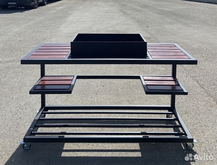 Мангал в стиле лофт