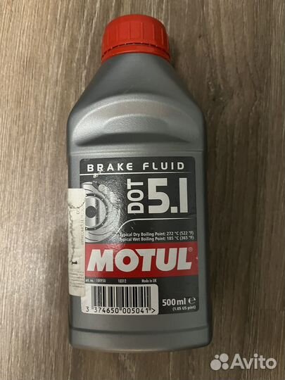 Тормозная жидкость motul dot5.1