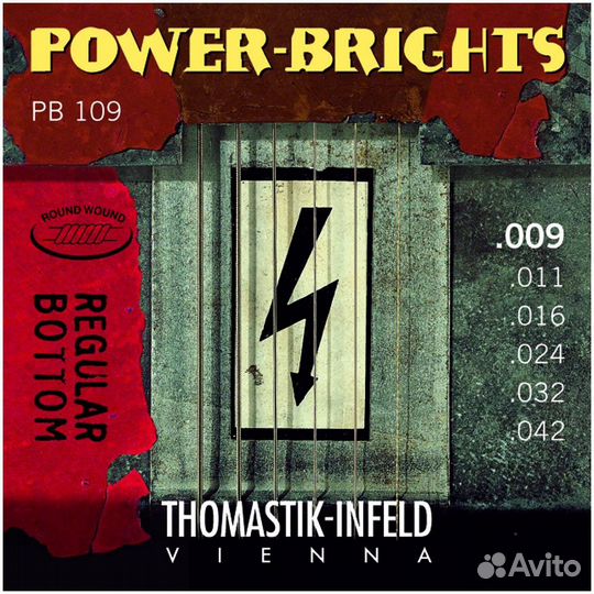 Струны для электрогитары Thomastik Power-Brights P
