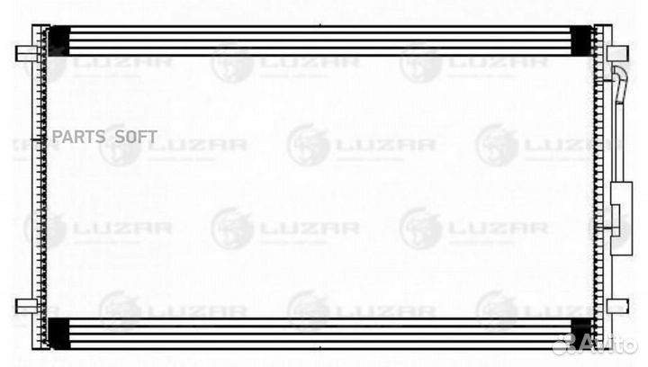 Радиатор кондиционера Крайслер Вояджер 01