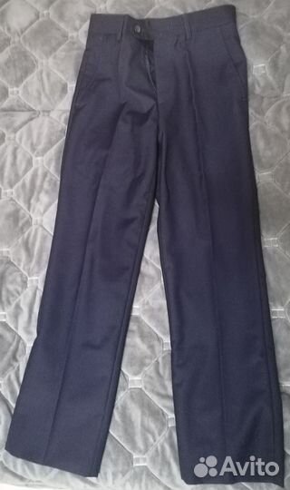 Школьный костюм для мальчика 146 темно синий