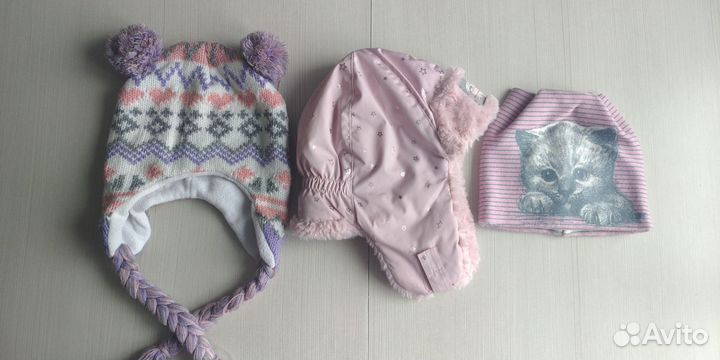 Шапка зимняя, шапки демисезонные на 3-4 года
