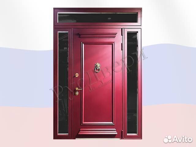 Уличная металлическая входная дверь для дома