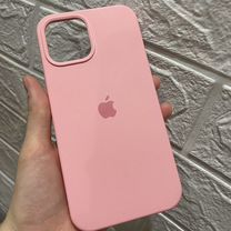 Чехол на iPhone 12 pro max розовый