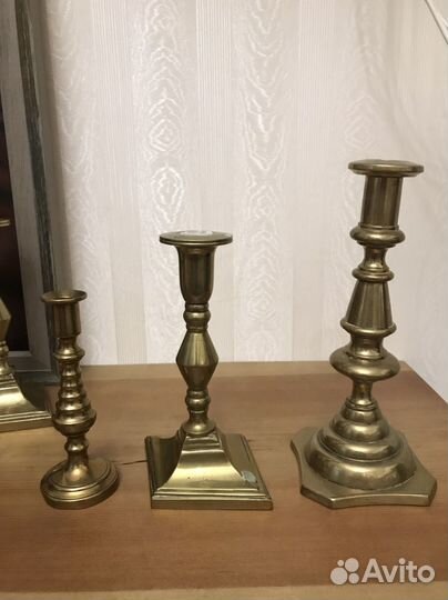 Подсвечник латунь бронза