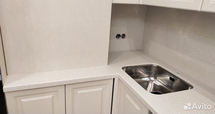 Столешница и фартук из искусственного камня м2/р