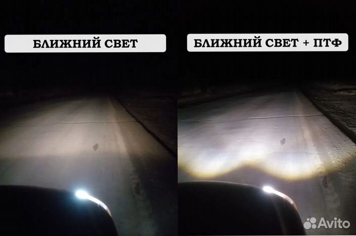 LED птф для Peugeot 307 2005-2008