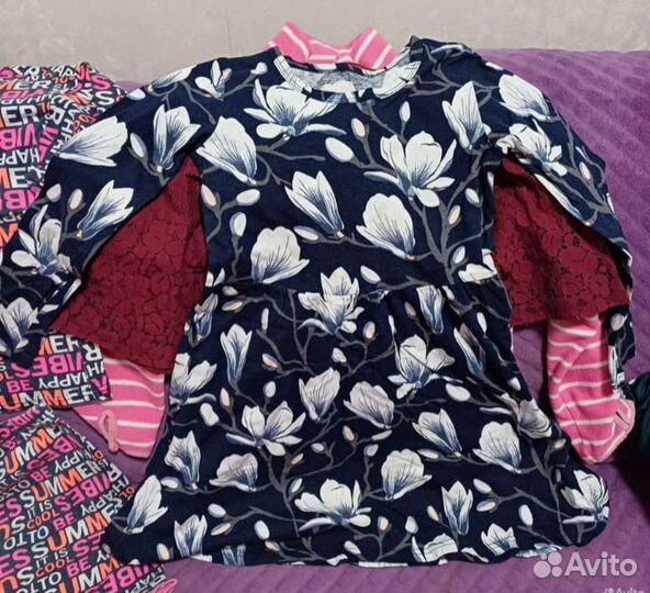 Детские вещи пакетом на девочку 116 122 размер б.у