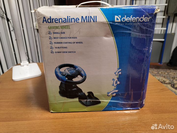 Игровой руль Defender adrenaline mini