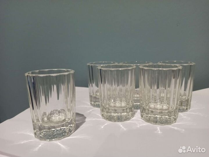 Стопка гранёная рюмка Зелёная Марка