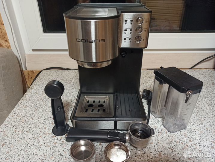 Кофеварка Рожковая Polaris PCM 1536E Adore Cappucc