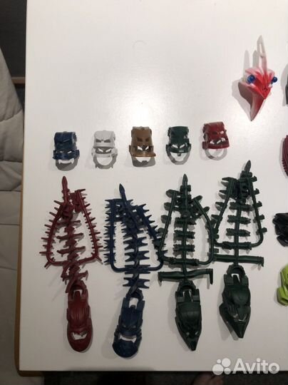 Lego bionicle маски крааты диски