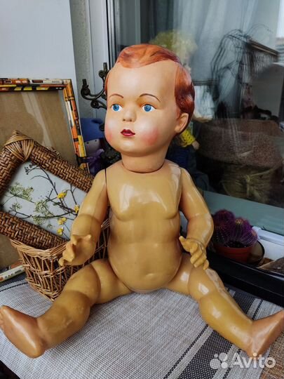 Кукла пупс целлулоид СССР