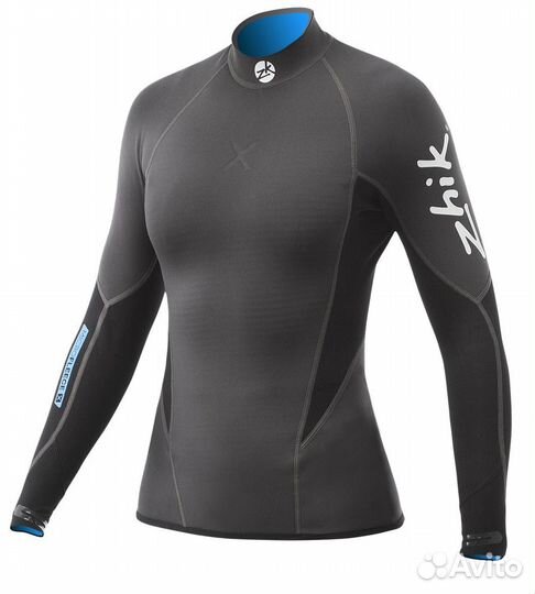 Женская неопреновая гидромайка с длинным рукавом M