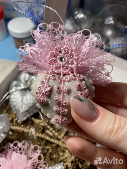 Ёлочные мини игрушки