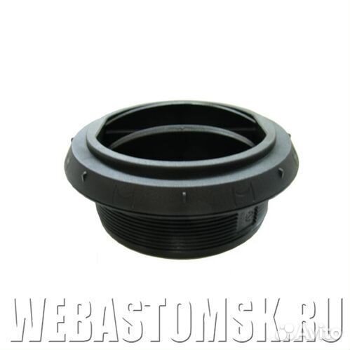 Дефлектор 90мм, закрывающийся, черный пластик