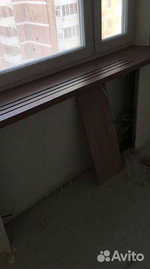 Подоконники и откосы из мдф и массива