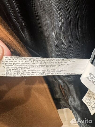 Пальто мужское zara xl