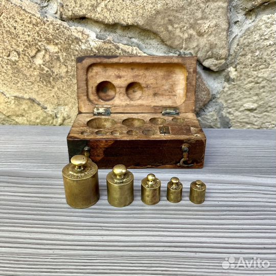 Набор латунных гирь