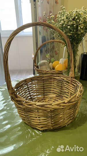 Корзина плетеная