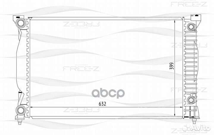 Радиатор KK0105 free-Z