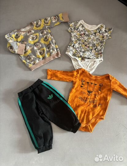 Вещи пакетом на мальчика 74 80