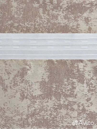 Шторы мрамор новые на шторной ленте