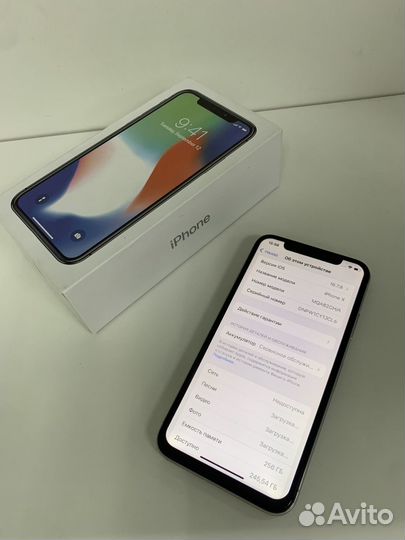 iPhone X, 256 ГБ